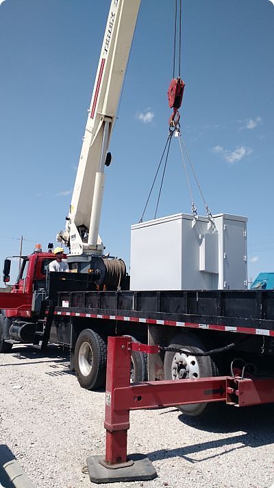 Boom Truck Loading Transformer